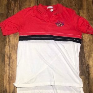 Vintage Bud pro football polo